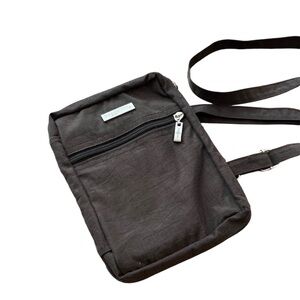 BAGGALLINI Convertible Strap Small Organizer Crossbody Bag in Brown